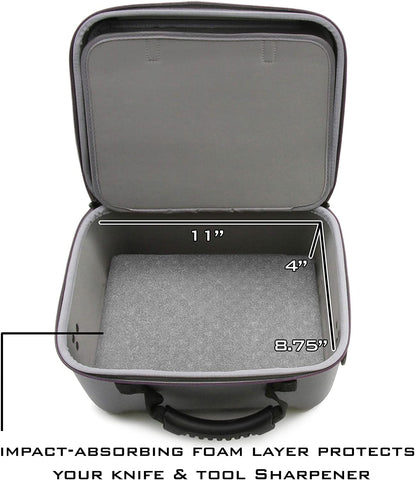 Travel Case Compatible with Work Sharp Knife & Tool Sharpener Ken Onion Edition - Protective Carrier with Shoulder Strap