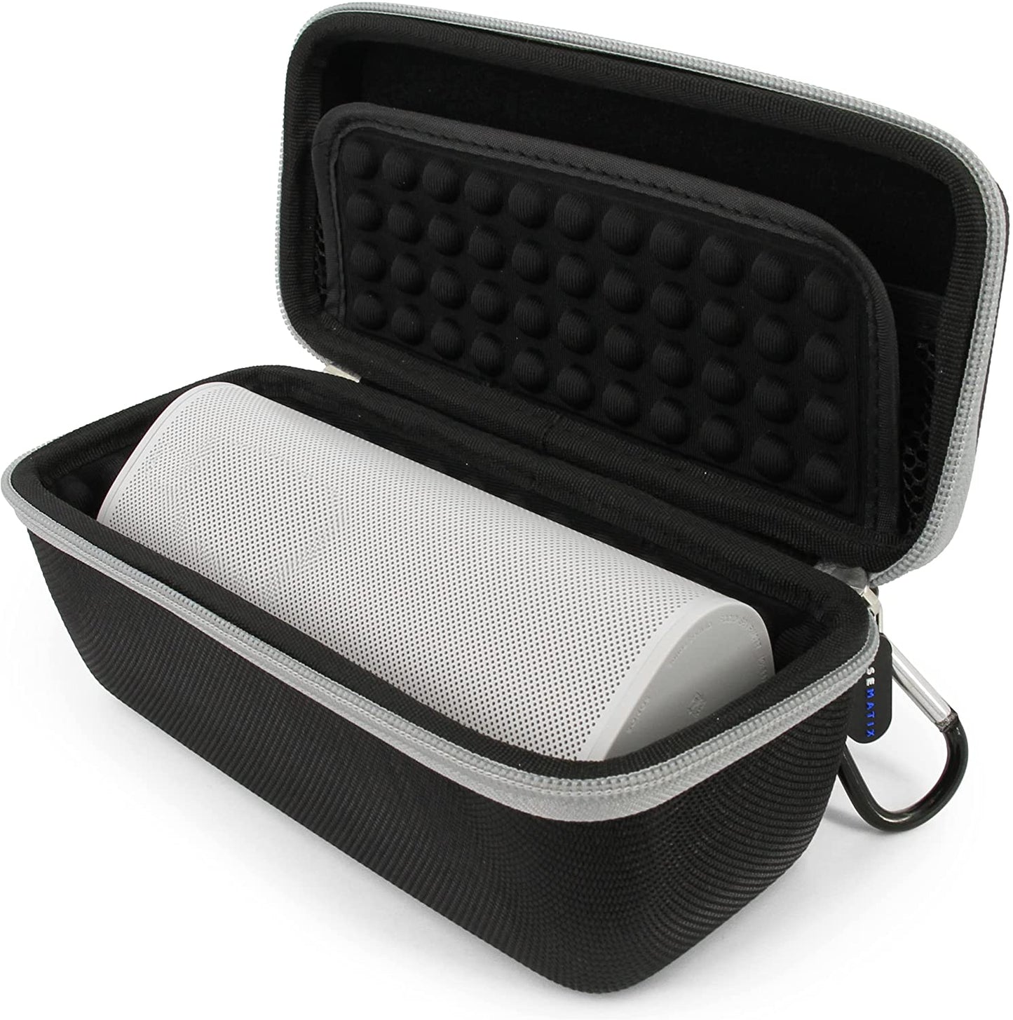 Speaker Case Compatible with Sonos Roam Bluetooth Portable Smart Speaker and Roam Charger – Impact Resistant with Padded Interior
