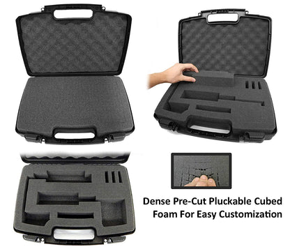 Tattoo Kit Case Compatible with Dragonhawk Mast Rotary Tattoo Machine, Romlon Wireless and More with Power Supply, Ink and Accessories