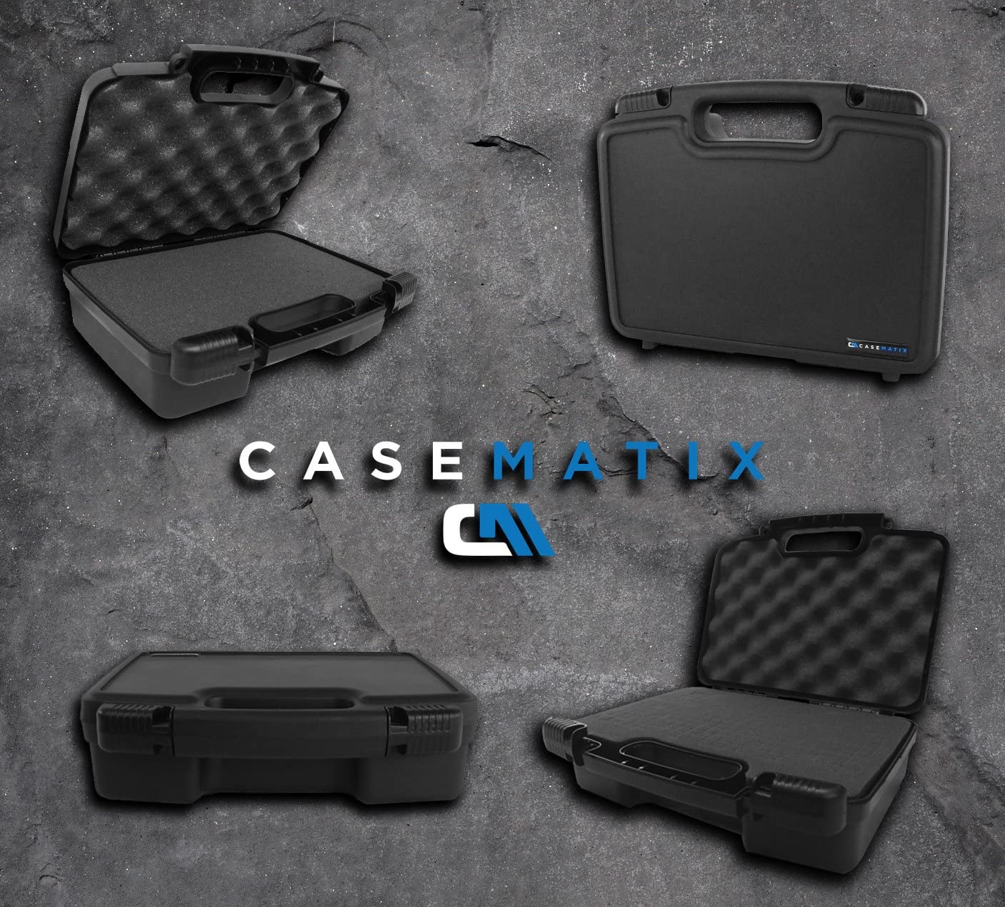 Studio Microphone Case Compatible with MV51 MVI MV88 MVL Microphones- Hard Shell Travel Case with Customizable Foam - Made in USA