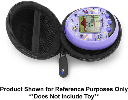 Virtual Pet Travel Case – Compatible with Tamagotchi, Giga Pets & More within EVA Protection – Includes Toy Pet Case Only with Carabiner