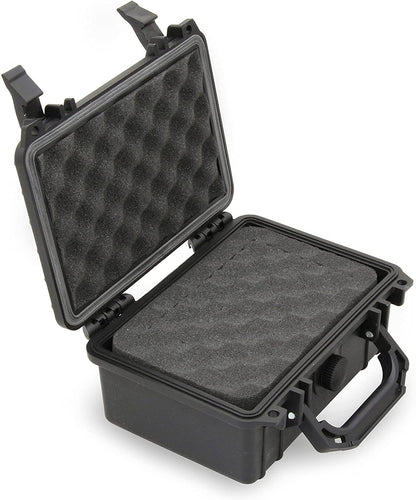 Graded Coin Case Compatible with 15+ PCGS or NGC Coin Slabs, Waterproof Coin Storage Box with Customizable Foam, Includes Padlock