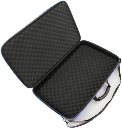 DJ Controller Case Compatible with Pioneer DDJ-SR/DDJ-REV1/FLX4 Mixing Console - EVA Protection with Padded Foam and Adjustable Shoulder Strap