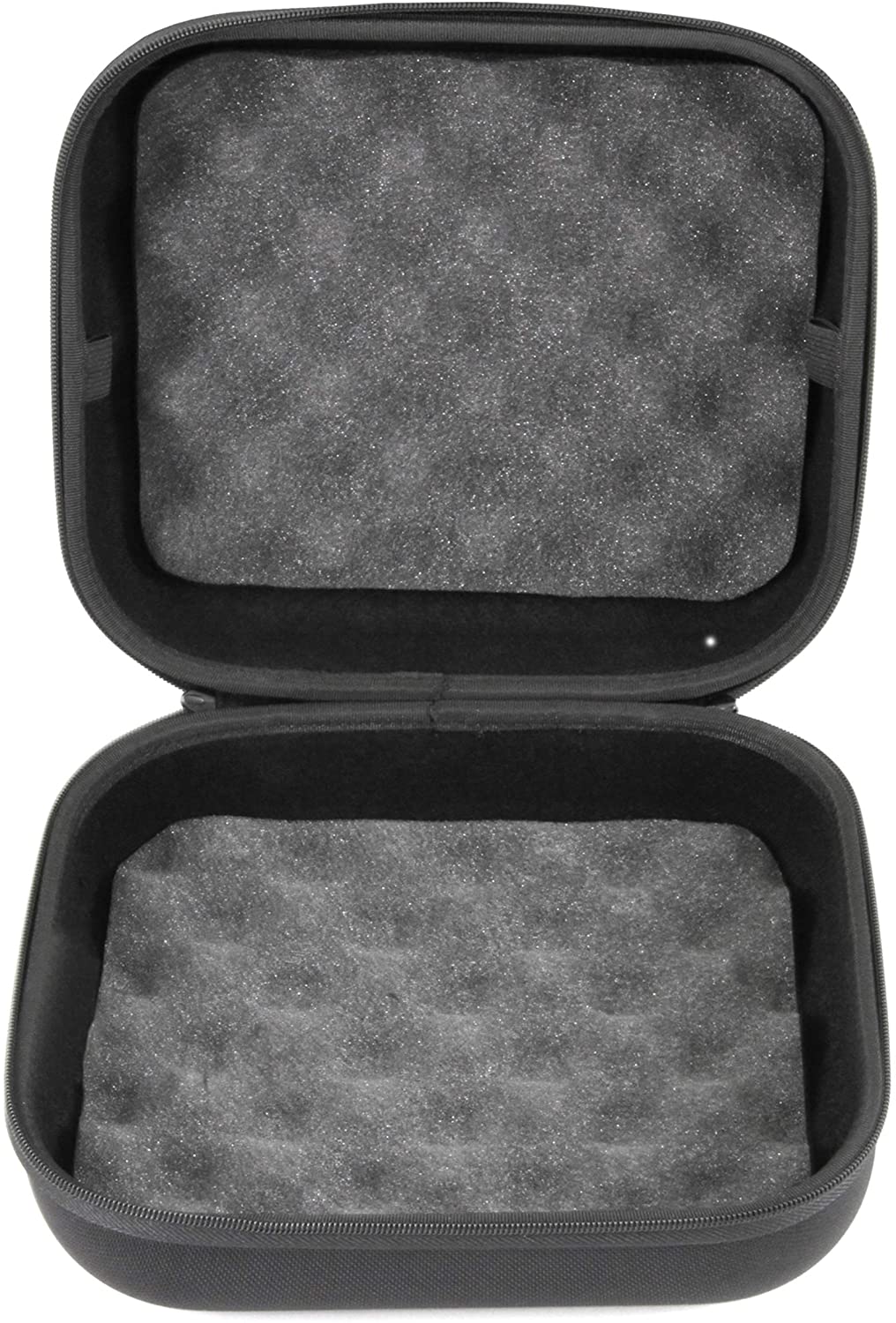 Binoculars Case with Foam Interior - Hard Shell Binocular Case with Reinforced Zippers, Rubber Travel Handle and Accessory Bag - Case Only