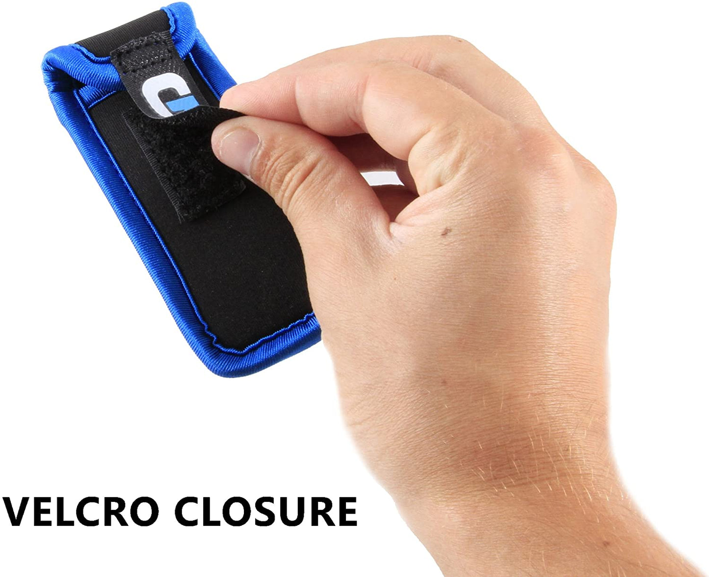 Lip Balm Holder – Clip on Neoprene Chapstick Pouch Easily clips onto Backpack or belt for Convenient Travel and Storage - Carabiner Included