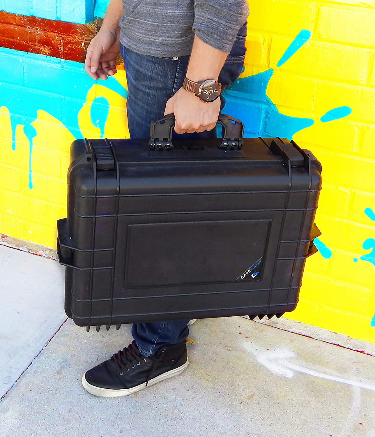 Hard Carrying Case Compatible with DJI FPV Combo Drone and Accessories – Includes Drone Waterproof Hard Case with Foam Only