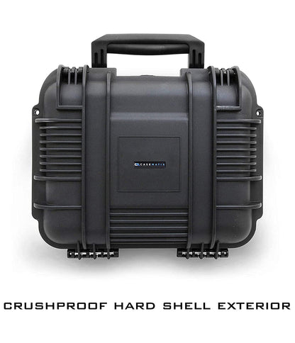 Waterproof Hard Case Compatible with Meta Quest or Oculus Quest VR Gaming Headset & Accessories in Customizable Foam Interior - Case Only