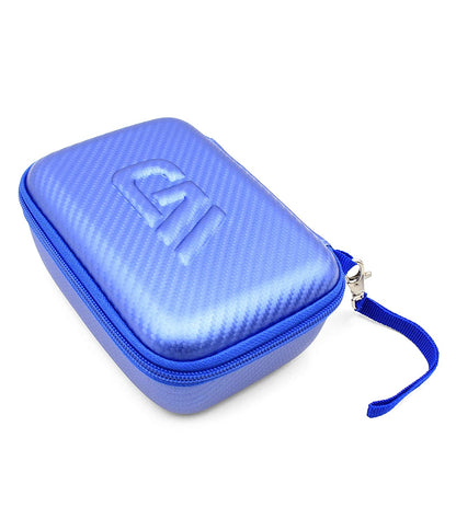 Barber Blade Case fits 12 Metal Clipper Blades - Andis/Oster/Wahl/Babyliss Compatible with Custom Padded Slots & Zippered Compartment