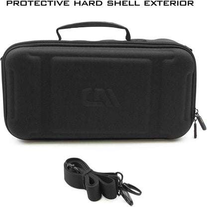 60% Keyboard Case Compatible with Razer Huntsman Mini/HK Gaming GK61 - Hard Shell EVA with Padded Divider, Shoulder Strap & Accessory Pocket
