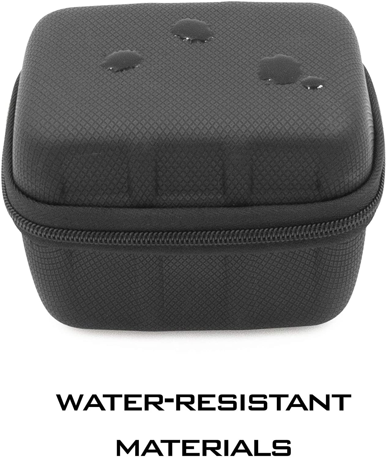 CO2 Cartridge Case Compatible with 16x 12g/8g/16g Cartridges - Hard Shell EVA Protection with Metal Carabiner - for BB Gun and Airsoft Pistols