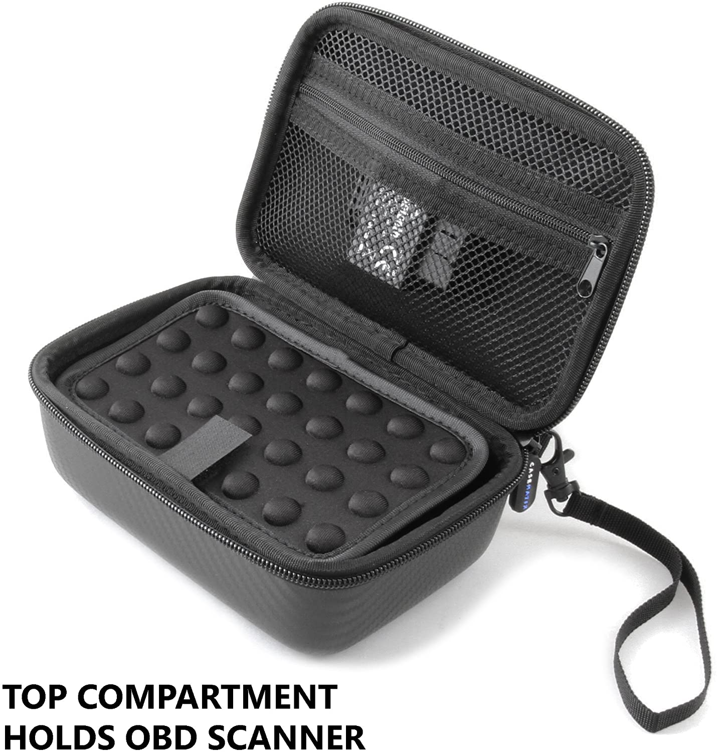 Compact Storage Case Compatible with BlueDriver Bluetooth OBD2 Scan Tool - Durable EVA Protection with Cable Storage & Universal Compatibility