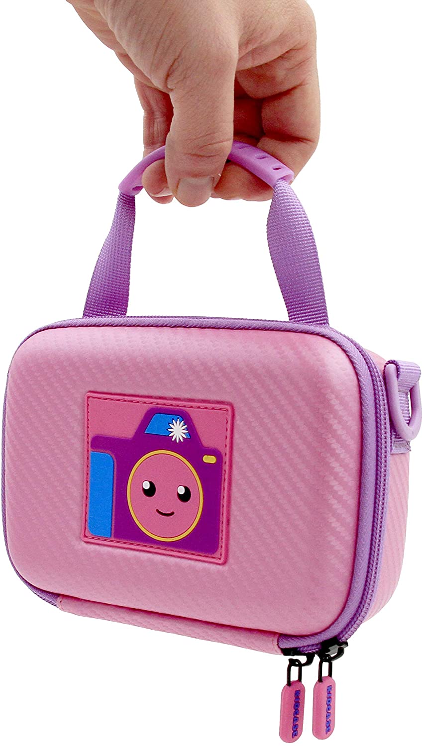 Toy Camera Case Compatible with VTech Kidizoom Creator Cam Video Camera and Accessories, Includes Pink Case Only