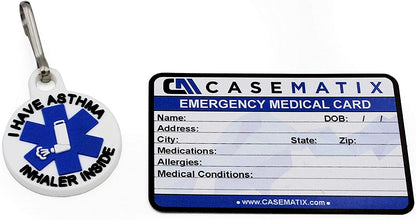 Insulated Travel Bag Case for Children and Adults Compatible with Inhalers, Epipens and Other Medical Devices- Includes Case Only with Mylar Lining
