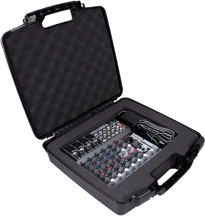 Custom Case Designed just For Behringer XENYX 1202FX Analog Mixer and 1202 power Supply - Protective Padded Foam Compartment and Hard Shell