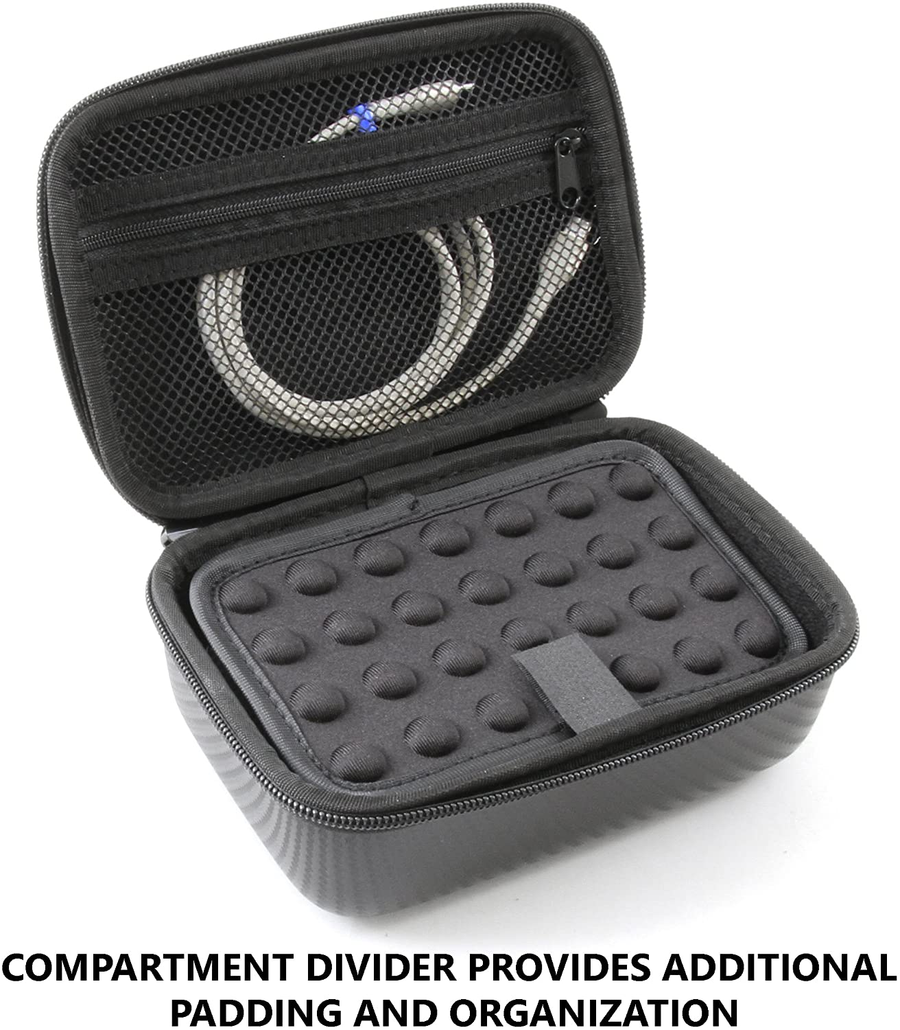 Portable Recorder Carry Case Compatible with Tascam DR40X Studio Recorder and DR40 Small Accessories