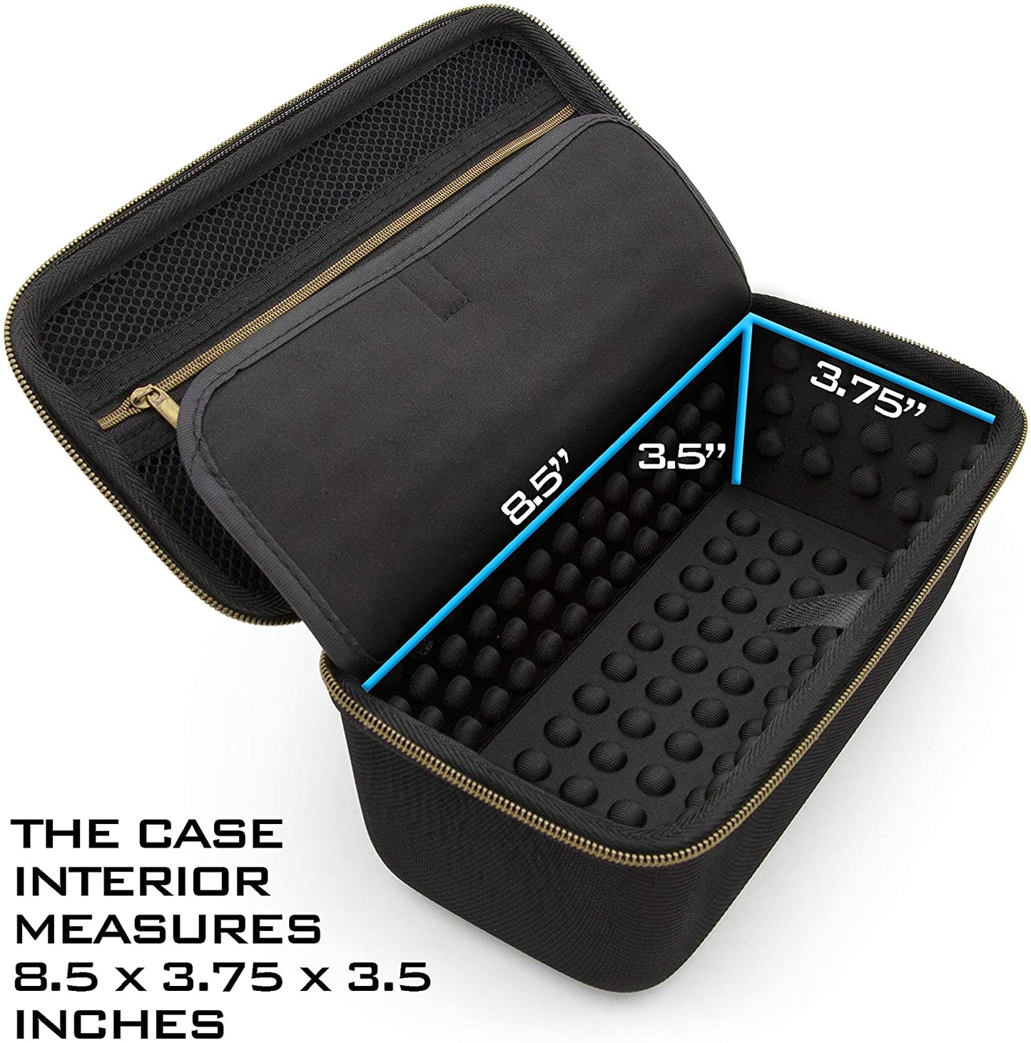 Hard Case Compatible with Blue Yeti Nano Microphone and other USB Recording Microphones & Accessories - Includes Streaming Mic Case Only
