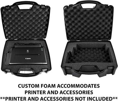 Travel Case Compatible with Canon Pixma iP110 Wireless Mobile Printer and Accessories - Customizable Hard Case Only