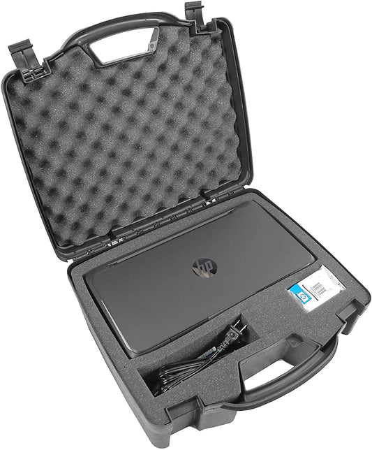 Portable Printer Carry Case for HP Officejet 200 Wireless Mobile Printer - Customizable Tri-layer Foam Protection