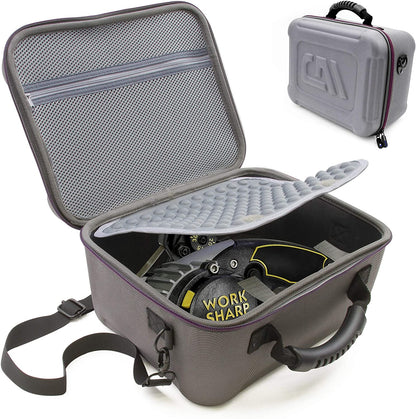 Travel Case Compatible with Work Sharp Knife & Tool Sharpener Ken Onion Edition - Protective Carrier with Shoulder Strap