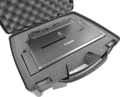 Travel Case Compatible with Canon Pixma iP110 Wireless Mobile Printer and Accessories - Customizable Hard Case Only