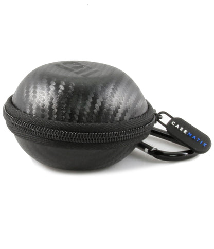 3" Hard Shell EVA Travel Case with Carabiner Clip - Fits Accessories up to 2.5" x 2.5" x 1"