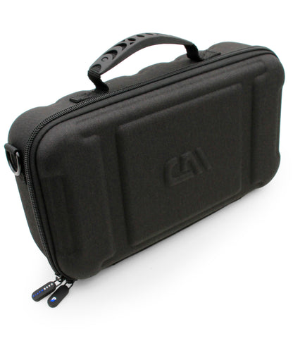 12.75" Hard Shell EVA Travel Case with Shoulder Strap and Padded Divider - Fits Accessories up to 11.5" x 5.5" x 2"