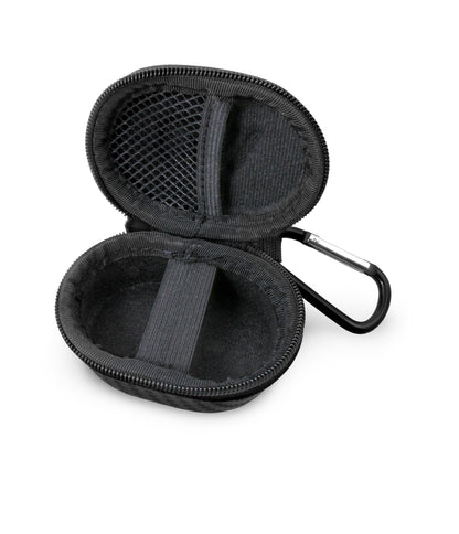3.25" Hard Shell EVA Travel Case with Carabiner Clip - Fits Accessories up to 3" x 1.75" x 1.5"