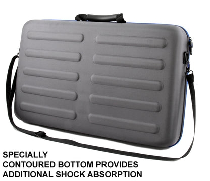 Carrying Case Compatible with Pioneer DJ DDJ-FLX4 Serato DJ Controller, DDJ-REV1 Rekordbox Mixers and Cables - Padded EVA Controller Case Only