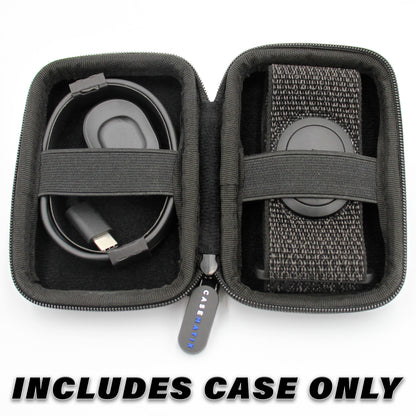 Clip On Carry Case Compatible With Peloton Heart Rate Monitor Armband and Charging Adapter, Includes Case Only