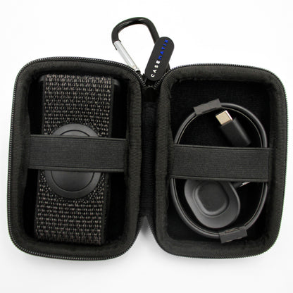 Clip On Carry Case Compatible With Peloton Heart Rate Monitor Armband and Charging Adapter, Includes Case Only
