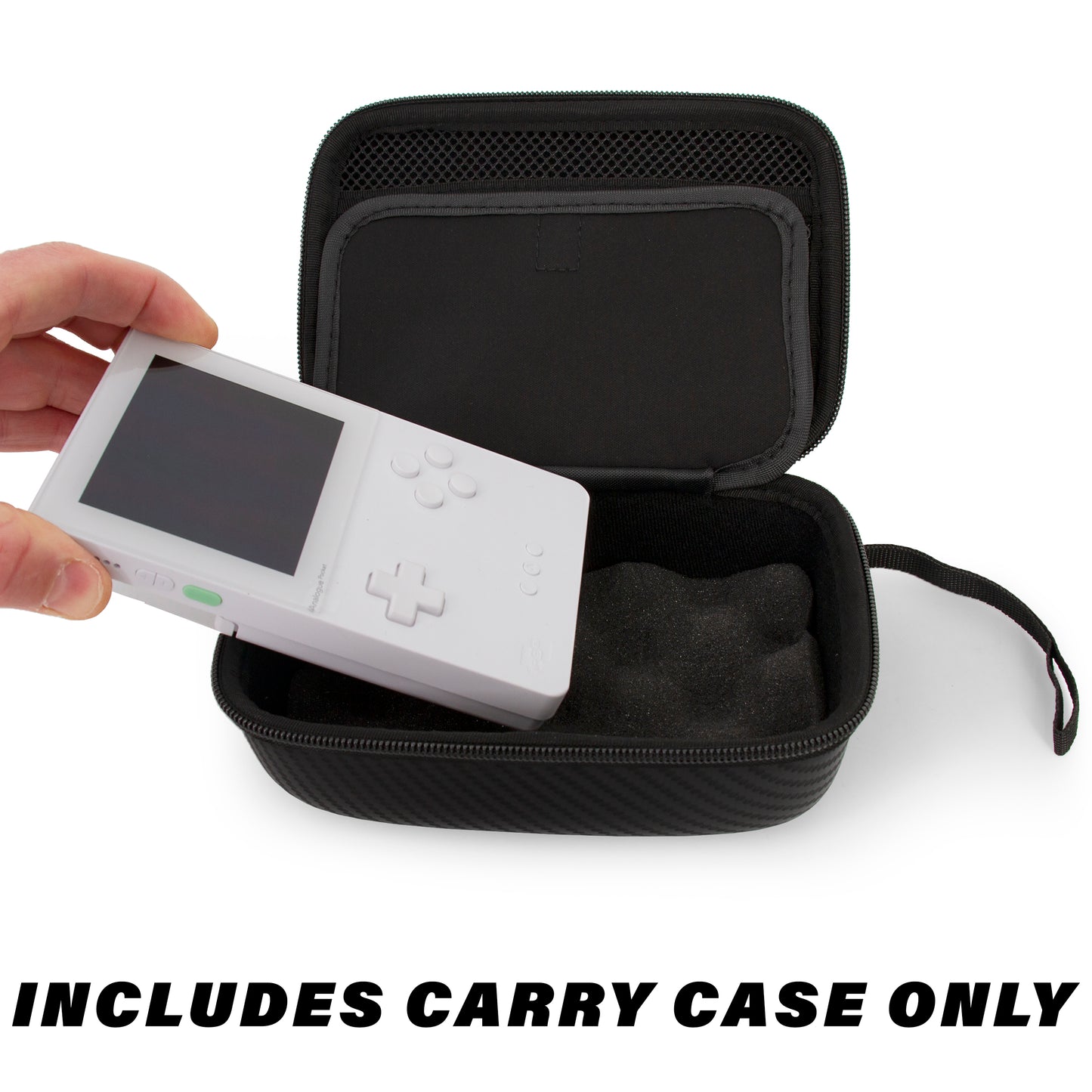 Travel Case Compatible with Analogue Pocket Handheld Game Console, Gaming Flash Cartridges, Charge Cable and More - Case Only