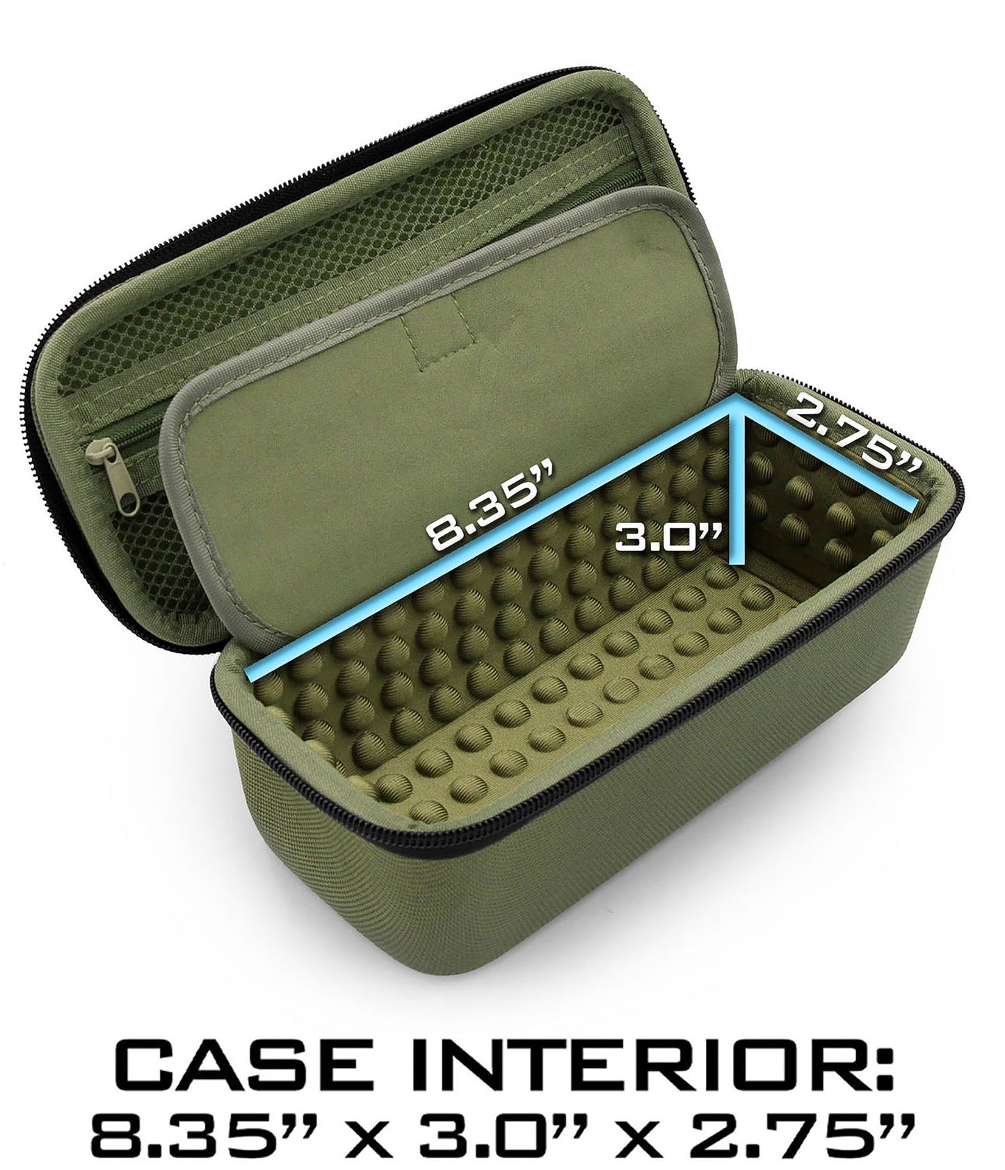 Travel Case Compatible With Sonos Roam Portable Smart Speaker and Charger Cable Accessories – Padded Impact Resistant with Carabiner