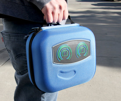 Blue Toy Case Compatible with 4 VTech KidiGo NexTag Game System Arm Units and Accessories - Includes Travel Case Only