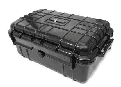 8" Waterproof Hard Travel Case with Rubber and Customizable Foam Interior - Fits Accessories up to 6.25" x 3.37" x 2.25"