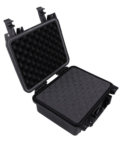 11" Waterproof Hard Travel Case - Crushproof Protection with Customizable Foam, Padlock Rings & Pressure Valve Technology