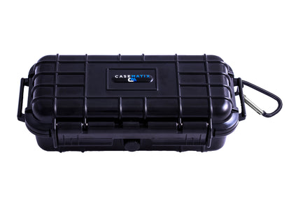 7.75" Waterproof Hard Travel Case with Rubber and Customizable Foam Interior - Fits Accessories up to 5.5" x 2" x 1.5"