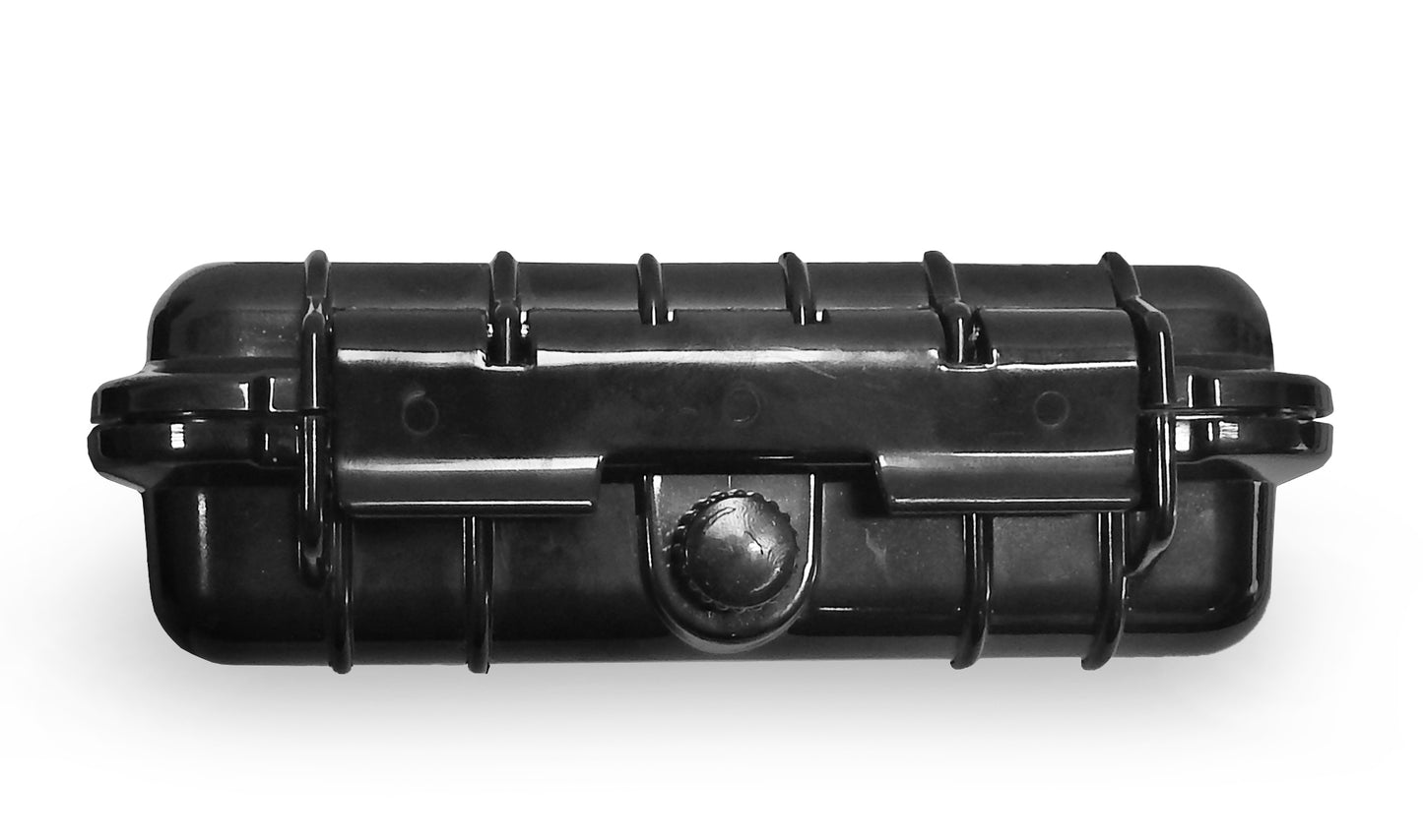6.25" Waterproof Hard Travel Case with Rubber and Customizable Foam Interior - Fits Accessories up to 4.5" x 2.5" x 1.25"