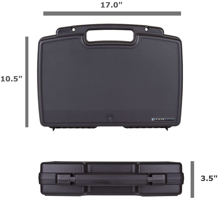 Hard Shell Epson WF-100/110 Printer Case – Custom Foam, Shock-Absorbing Protection with Travel Handle - Durable Portable Printer Case Only