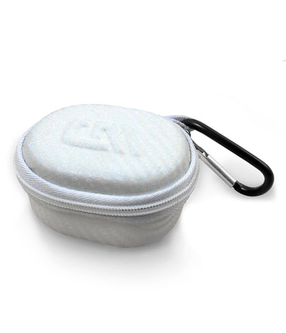 Portable Earbud Case Compatible with Samsung Galaxy Buds Live or Buds+ True Wireless Earbuds Bluetooth, Clip On Carabiner Impact Protection