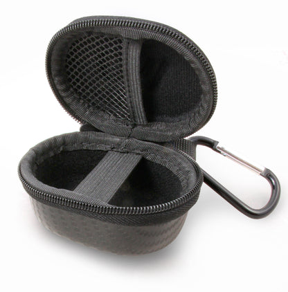 Portable Earbud Case Compatible with Samsung Galaxy Buds Live or Buds+ True Wireless Earbuds Bluetooth, Clip On Carabiner Impact Protection