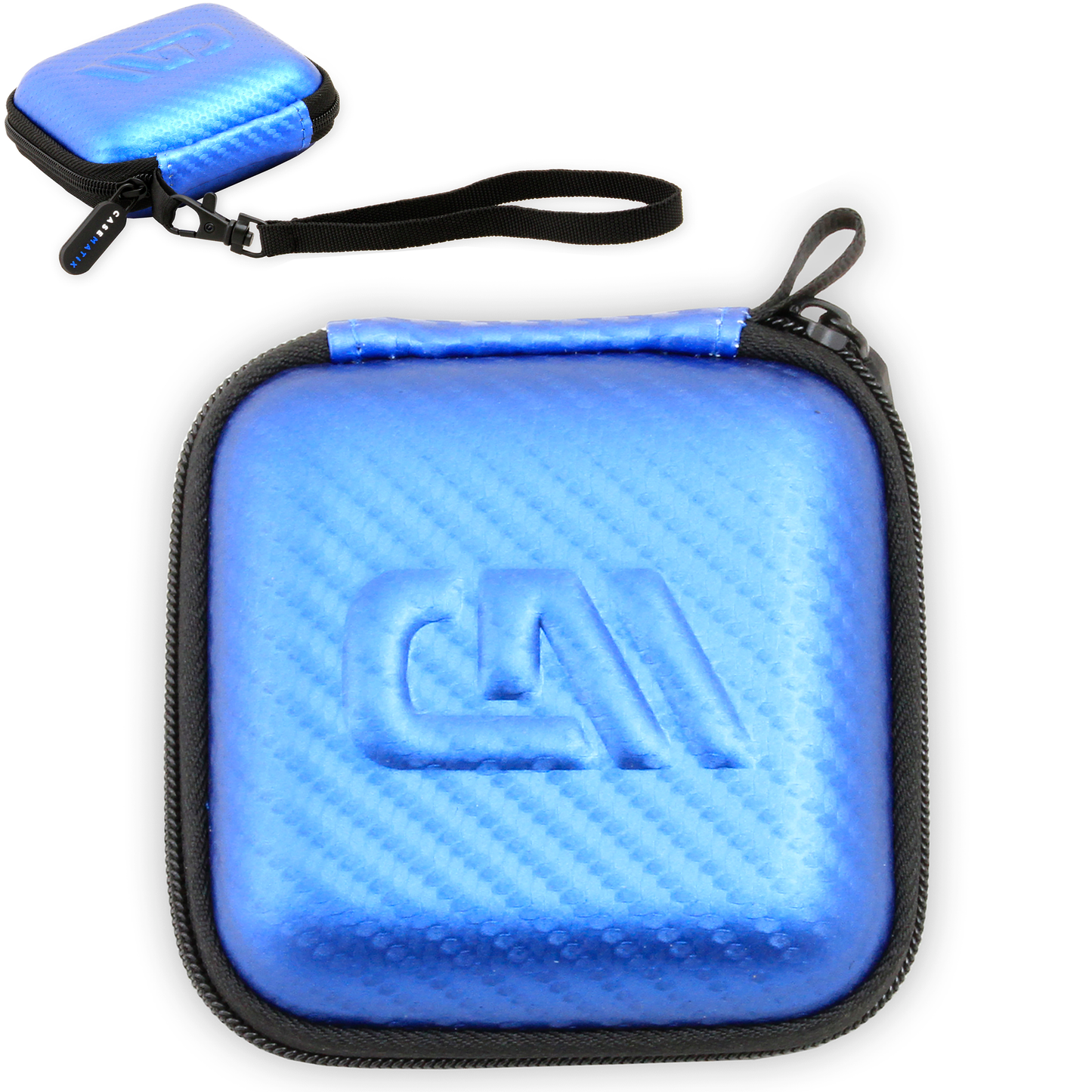 3.5" Hard Shell EVA Travel Case with Wrist Strap - Fits Accessories up to 3" x 3" x 1.2"