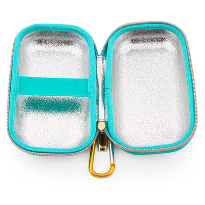 Insulated Travel Bag Case for Children and Adults Compatible with Inhalers, Epipens and Other Medical Devices- Includes Case Only with Mylar Lining